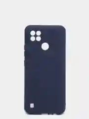 Синий чехол Realme C21 силиконовый