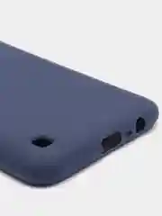Синий чехол Realme C21 силиконовый