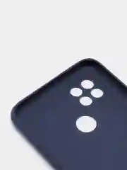 Синий чехол Realme C21 силиконовый