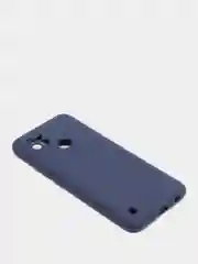 Синий чехол Realme C21 силиконовый