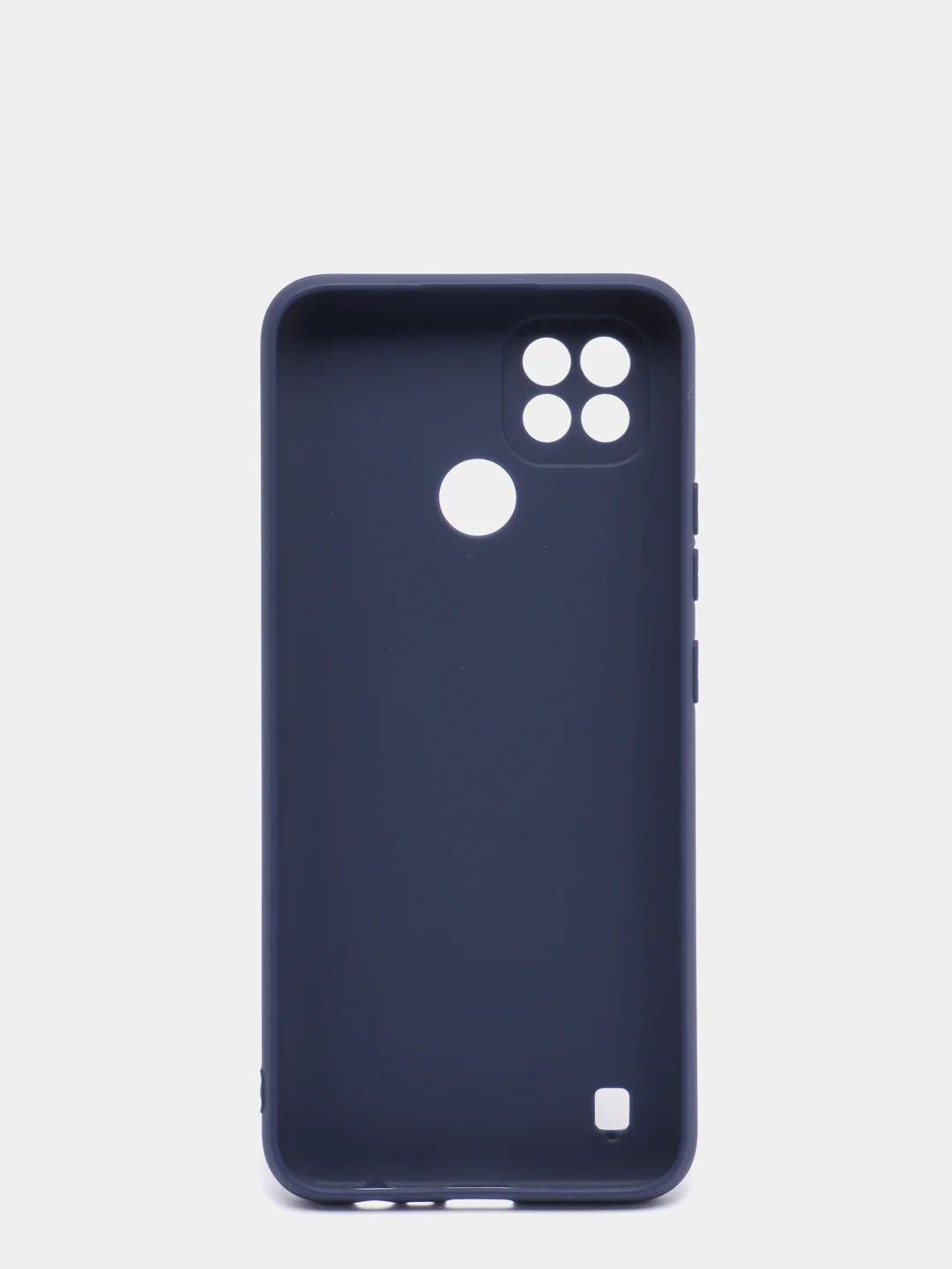 Синий чехол Realme C21 силиконовый