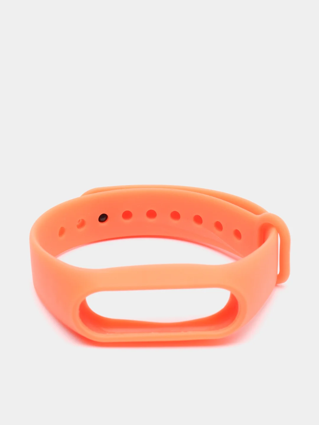 Оранжевый силиконовый ремешок на Xiaomi Mi Band 2