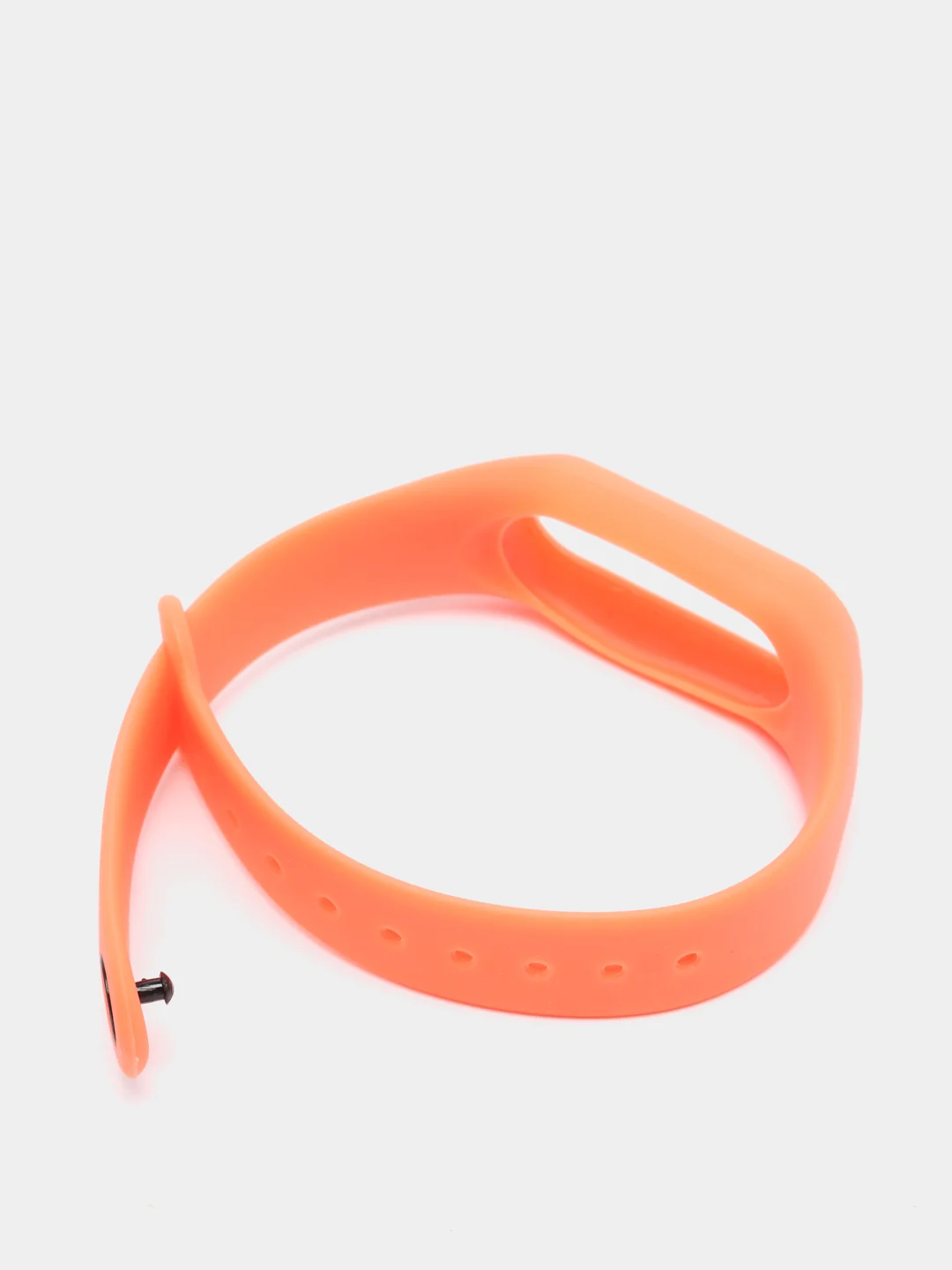 Оранжевый силиконовый ремешок на Xiaomi Mi Band 2