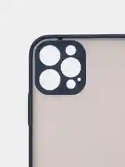 Синий чехол силиконовый матовый на iPhone 13, 12, 11,  XR, 7, 8, SE, Pro, Max, полупрозрачный