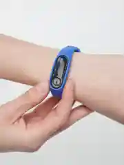 Синий часы спортивные светодиодные