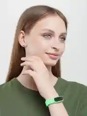 Зеленый часы спортивные светодиодные