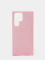 Розовый чехол блестящий Samsung Galaxy S22 Ultra, накладка c блёстками Samsung S 22 Ultra