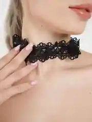 Эротический кружевной чокер для сексуальных игр