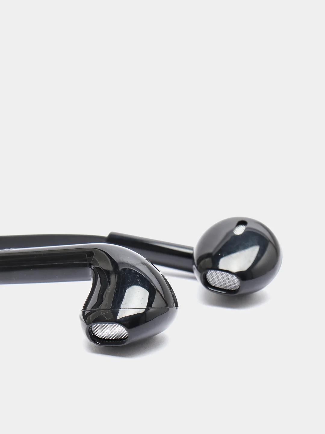 Белый наушники с микрофоном и плоским кабелем Borofone BM23 3.5mm Jack