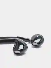 Белый наушники с микрофоном и плоским кабелем Borofone BM23 3.5mm Jack