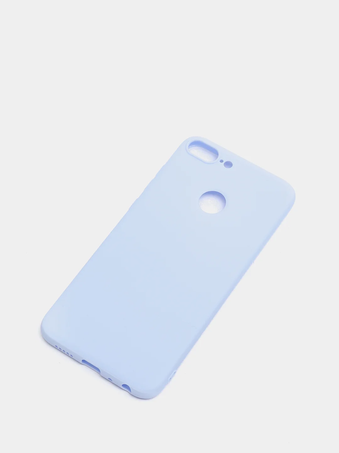 Голубой чехол силиконовый для Huawei Honor 9 Lite ( Хонор 9 лайт )