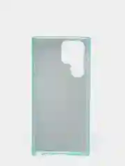 Бирюзовый чехол блестящий Samsung Galaxy S22 Ultra, накладка c блёстками Samsung S 22 Ultra