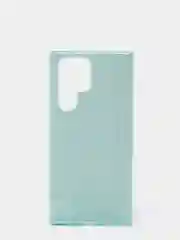 Бирюзовый чехол блестящий Samsung Galaxy S22 Ultra, накладка c блёстками Samsung S 22 Ultra