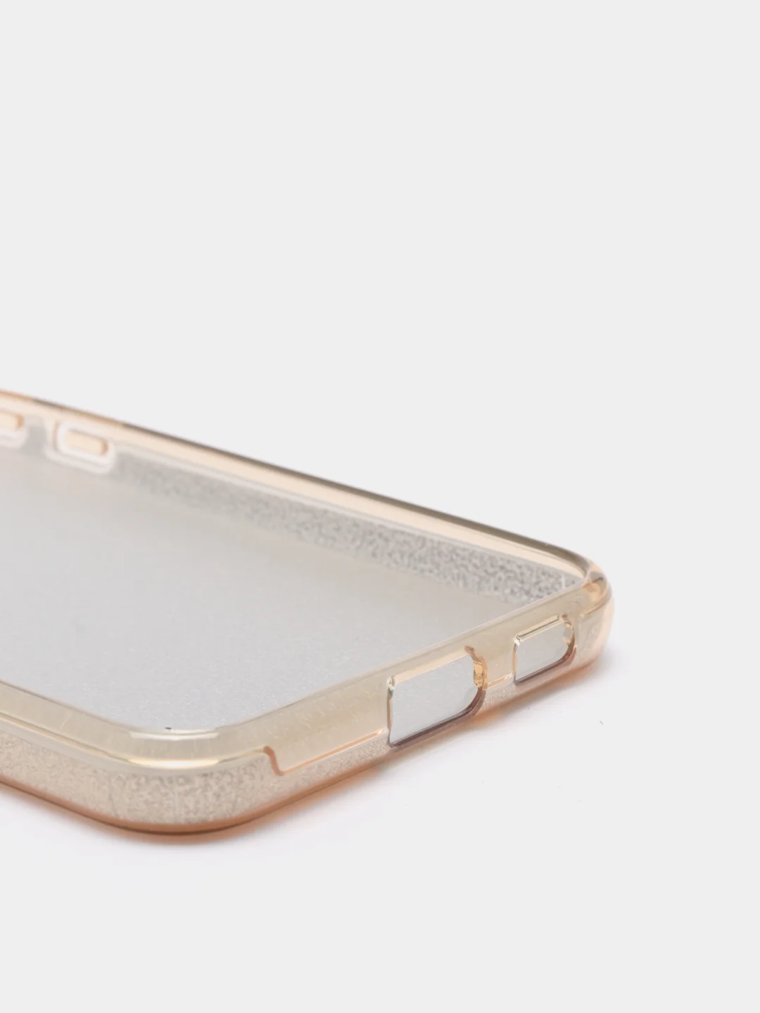 Золотой чехол блестящий Samsung Galaxy S22 Plus, накладка c блестками Samsung S22+