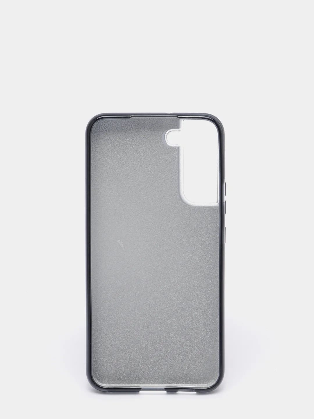 Угольный чехол блестящий Samsung Galaxy S22 Plus, накладка c блестками Samsung S22+