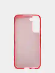 Красный чехол блестящий Samsung Galaxy S22 Plus, накладка c блестками Samsung S22+
