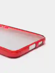Красный чехол блестящий Samsung Galaxy S22 Plus, накладка c блестками Samsung S22+