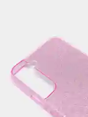 Лавандовый чехол блестящий Samsung Galaxy S22 Plus, накладка c блестками Samsung S22+