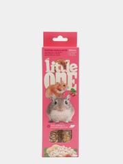 Палочки (лакомство) Little One для хомяков, крыс, мышей и песчанок с орехами, 55г*2шт