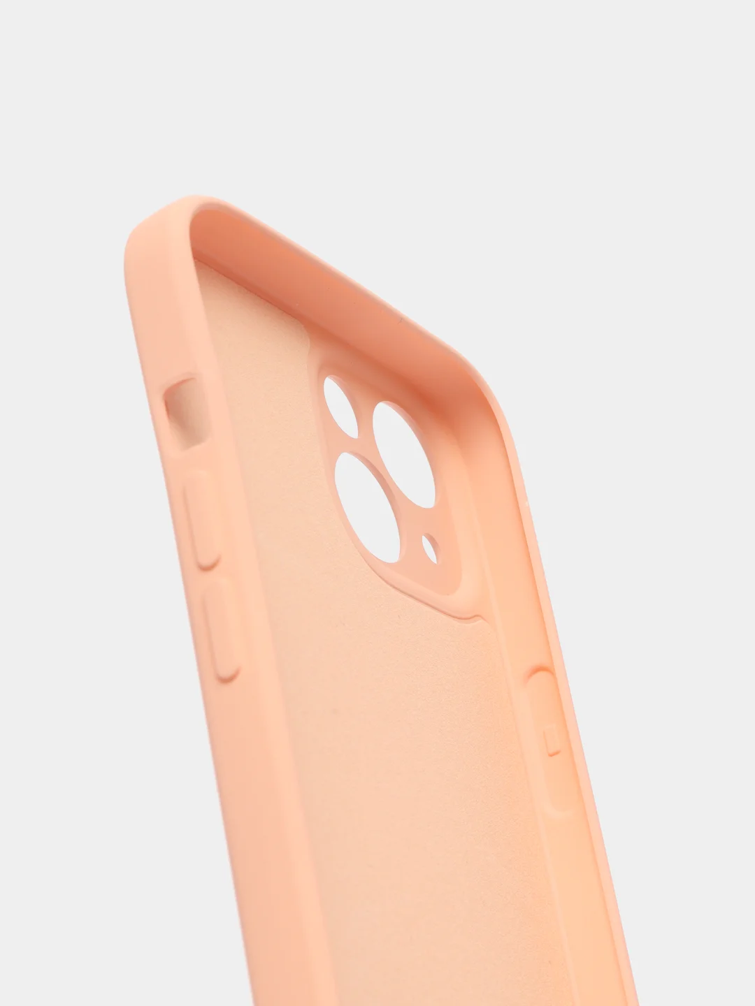 Бежевый чехол iPhone 11 13 12 Pro Mini силиконовый ( Айфон Про Мини )