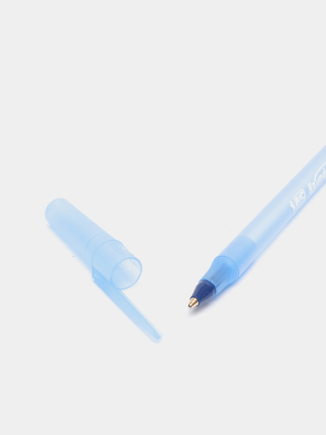 Ручка шариковая 3 шт. чернила синие 1.0 мм, седнее письмо  BIC Round Stic Classic