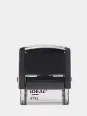 Черный готовый автоматический штамп Ideal 4912, 47 х 18 мм