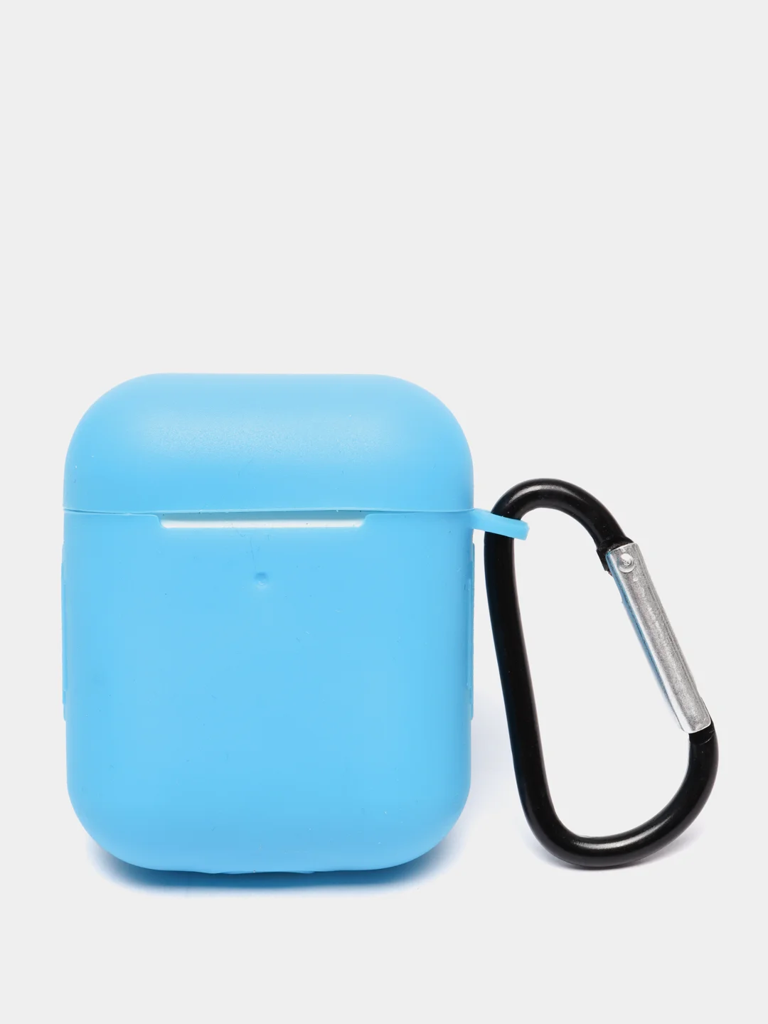 Голубой силиконовый чехол для беспроводных наушников AirPods