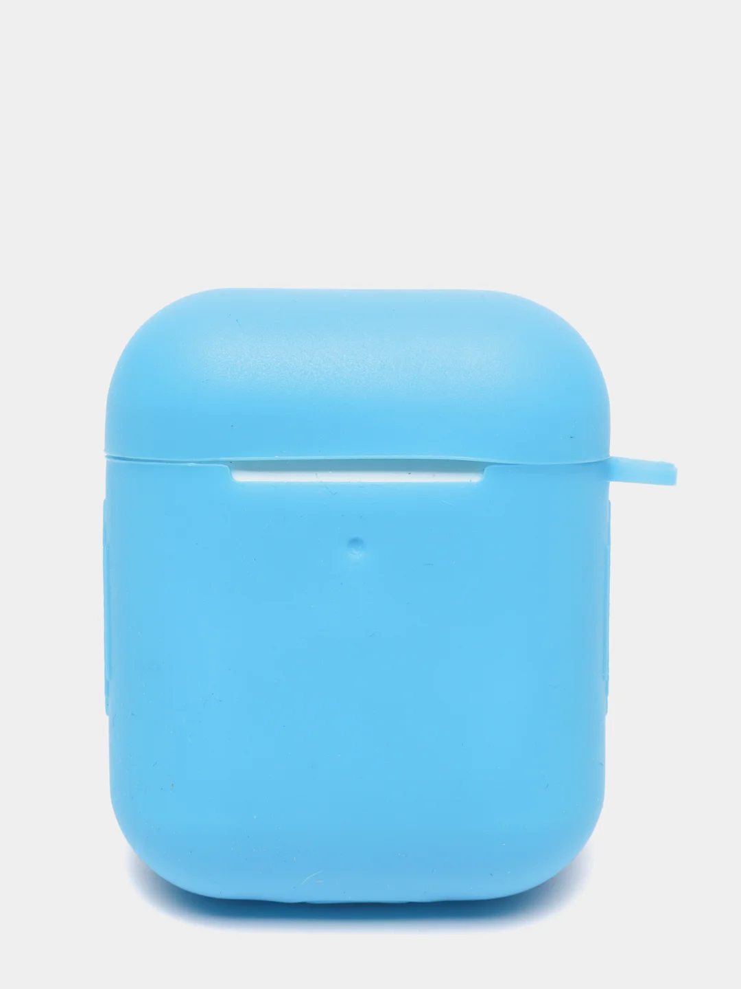 Голубой силиконовый чехол для беспроводных наушников AirPods