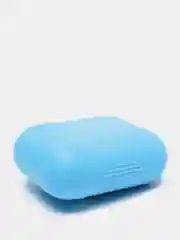 Голубой силиконовый чехол для беспроводных наушников AirPods