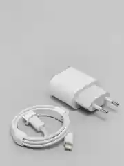 Зарядка для айфона 12, 13, iPhone 12, 13, адаптер 20W + кабель Type-C, Lighting