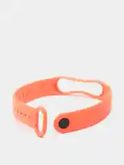 Оранжевый силиконовый ремешок Xiaomi Mi Band 3, Mi Band 4 (Сяоми Ми Бэнд 3, Ми Бэнд 4)