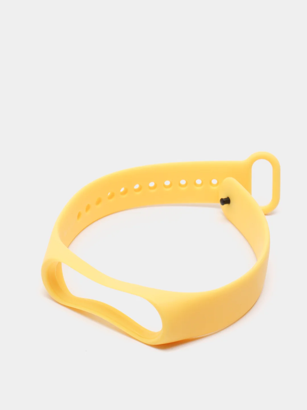 Желтый силиконовый ремешок Xiaomi Mi Band 3, Mi Band 4 (Сяоми Ми Бэнд 3, Ми Бэнд 4)