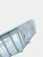 Голубой корзина для губки
