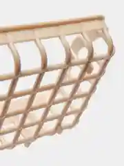 Бежевый меланж корзина для губки