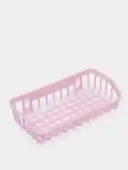 Розовый корзина для губки