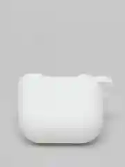 Белый чехол для наушников Apple AirPods 1, 2, TWS i9s, i10, i12, i13, i14, i15, i100