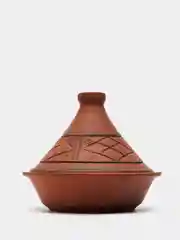 Тажин из красной глины, тушение мяса, овощей на плите, духовке, керамика, форма запекание