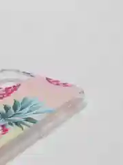 Бирюзовый чехол для iPhone 11, принт "Ананасы"