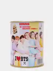 Копилка для денег, монет и купюр "BTS, копим на аксессуар любимой группы!"