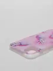 Бежевый меланж чехол для iPhone 11, принт "Ананасы"