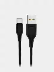 Черный кабель зарядник USB Type-C, Android, Зарядка, D01T