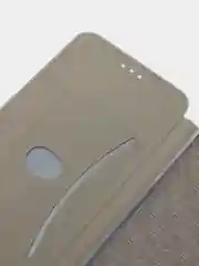 Серебряный чехол-книжка Xiaomi Redmi 9C, Redmi 9С NFC, Redmi 10A (Сяоми Редми 9С, 9С НФС, 10А)
