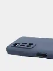 Синий чехол силиконовый Xiaomi Redmi 10 / Редми 10 матовый, цветной