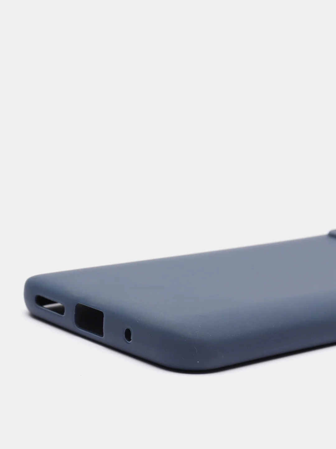 Синий чехол силиконовый Xiaomi Redmi 10 / Редми 10 матовый, цветной