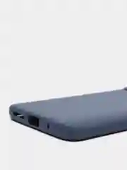 Синий чехол силиконовый Xiaomi Redmi 10 / Редми 10 матовый, цветной
