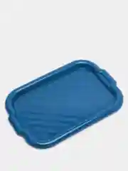 Синий поднос