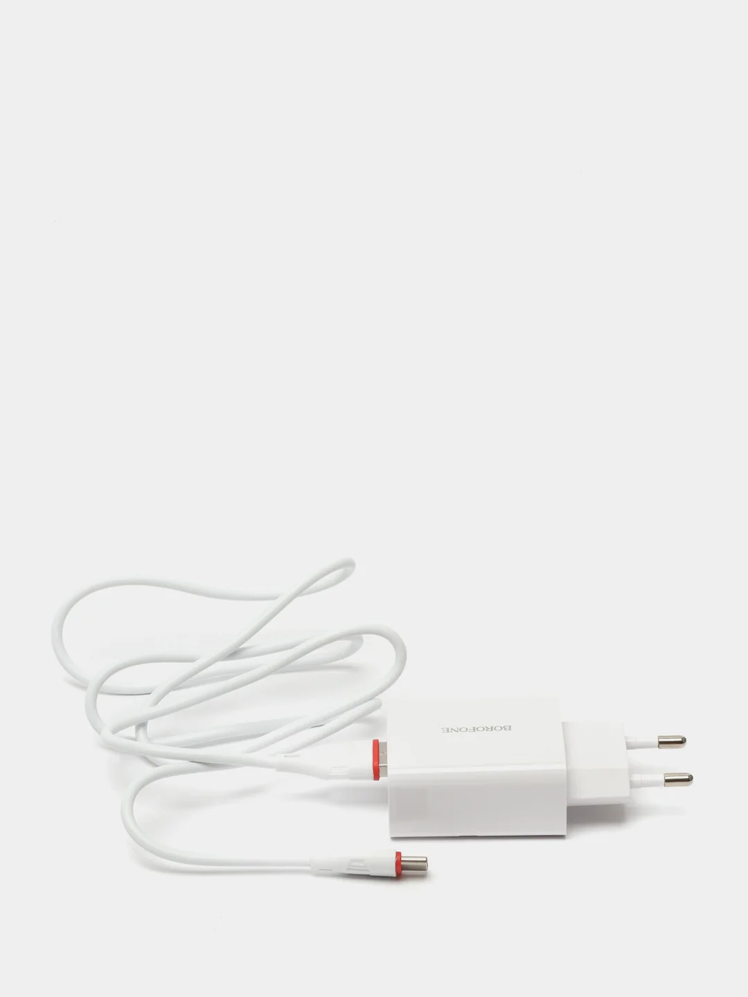 Зарядное устройство Borofone BA21A (QC 3.0, 3A, 18W + кабель Type-C для Android)