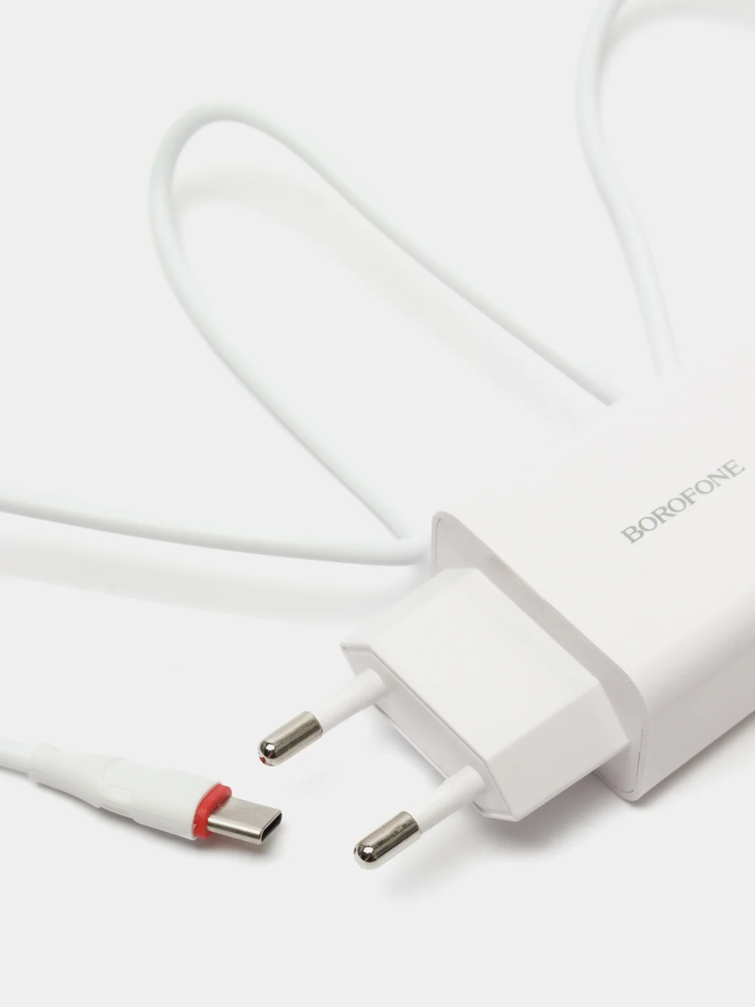 Зарядное устройство Borofone BA21A (QC 3.0, 3A, 18W + кабель Type-C для Android)
