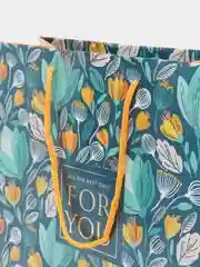 Пакет подарочный Flower pattern, 26 х 32 х 12 см