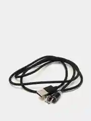 Черный магнитный кабель для зарядки Type-C, Lightning (Apple), Micro USB